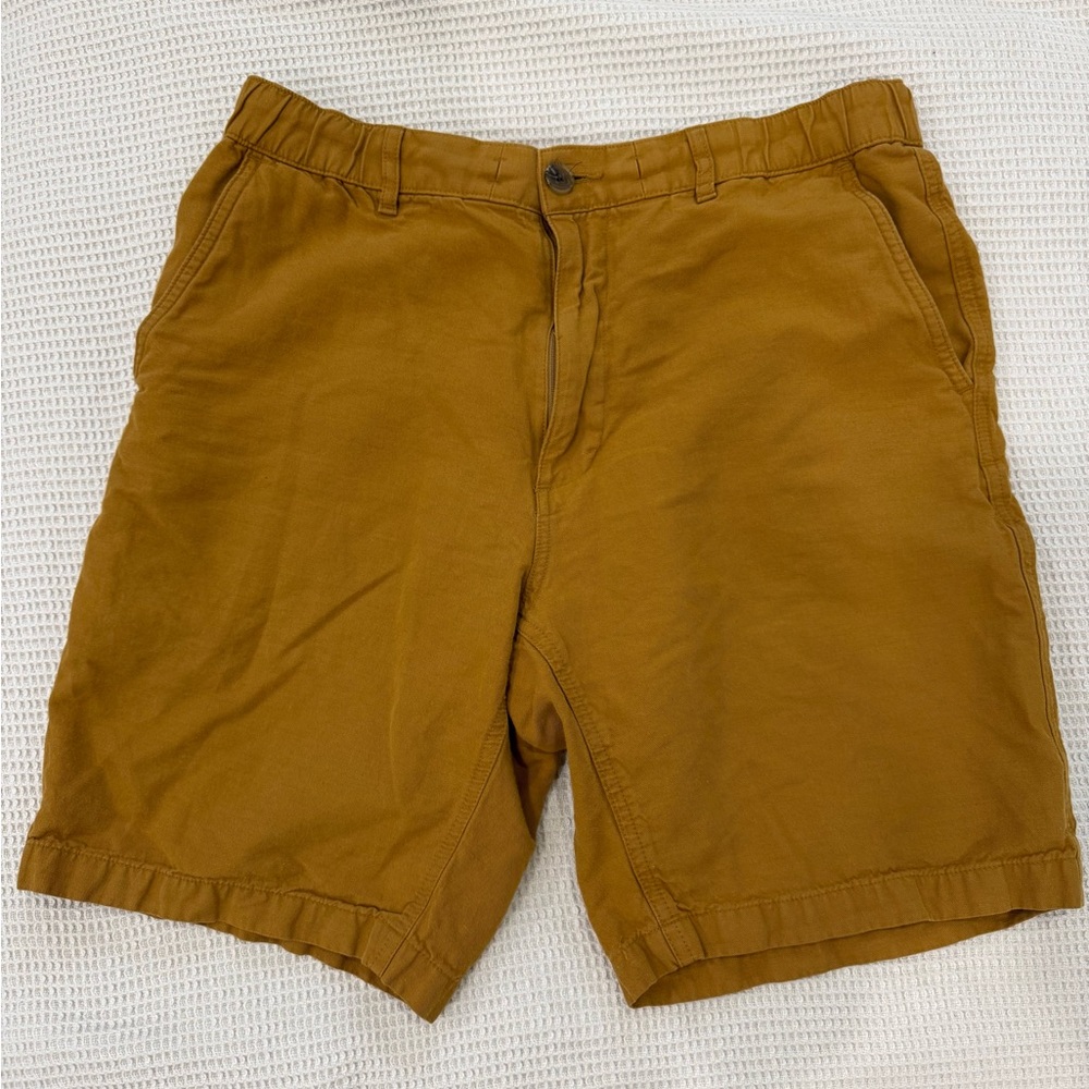Uniqlo Men's Linen Cotton Flat Front Shorts
